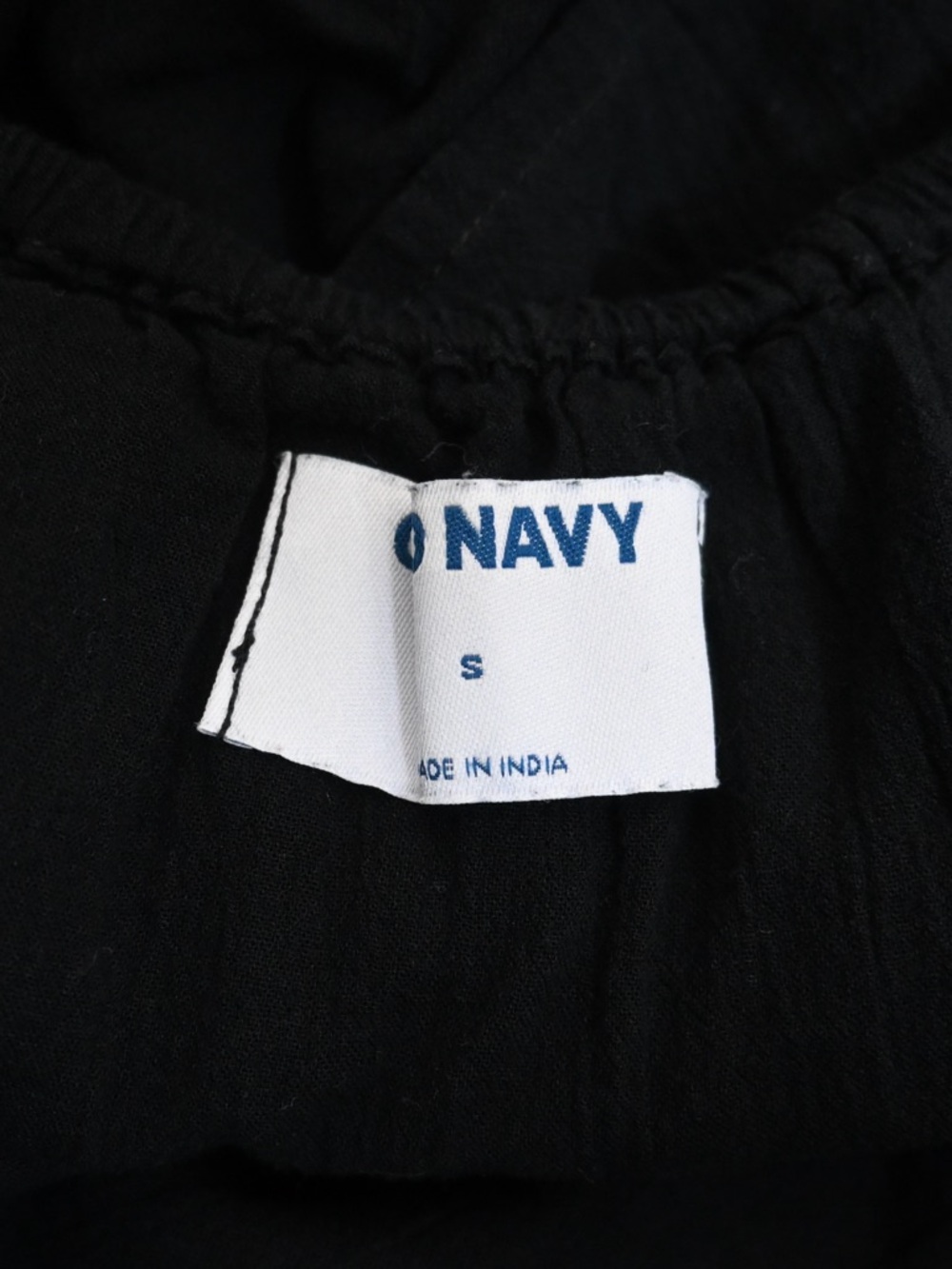 Old Navy Women's S Black Off-the-Shoulder Puff Sleeve Top - Picture 8 of 9